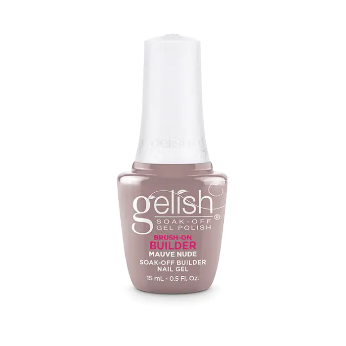 Gelish Brush-On Builder Gel Polish In Mauve Nude – 0.5 Oz Bottle 1