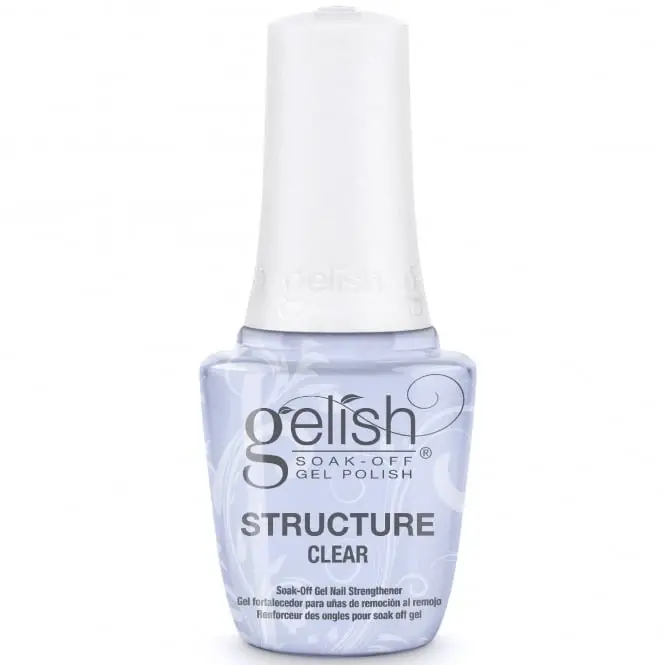Gelish Structure Gel Base – 0.5 Oz Reinforcing Clear Builder For Weak Nails 1
