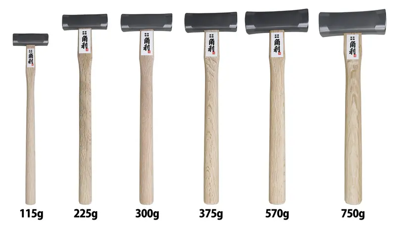 Genno Hammer – Square Silver-Headed Double-Wedge Design 1