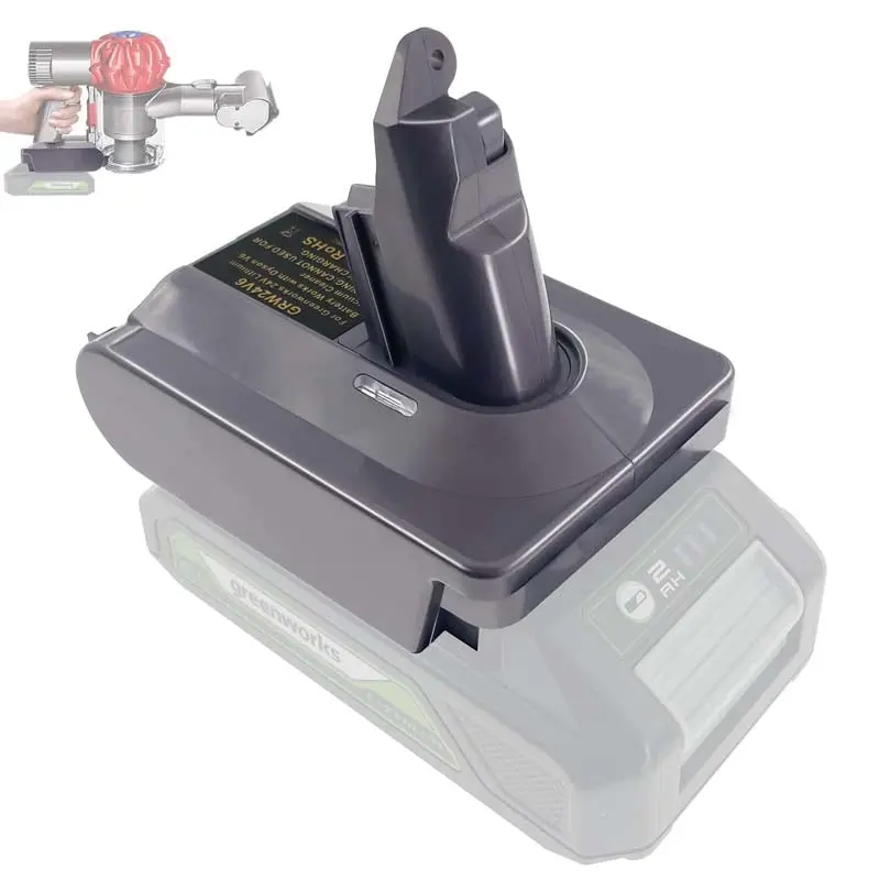 Greenworks 24V To Dyson V6 Battery Adapter – Streamlined Compatibility For V6 Vacuums 1