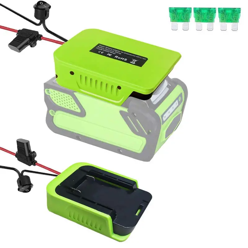 Greenworks 40V Power Wheels Adapter – Integrated Switch & Fuse, Compatible With 40V Ride-Ons & Rc Applications 1