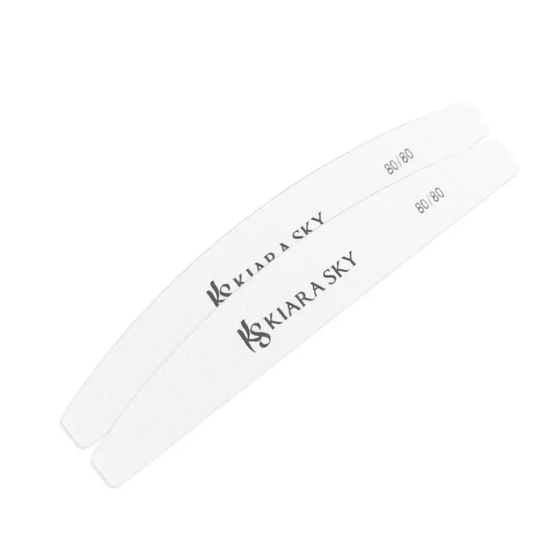 Half-Moon Nail File 80/80 Grit – 2-Piece Pack 1