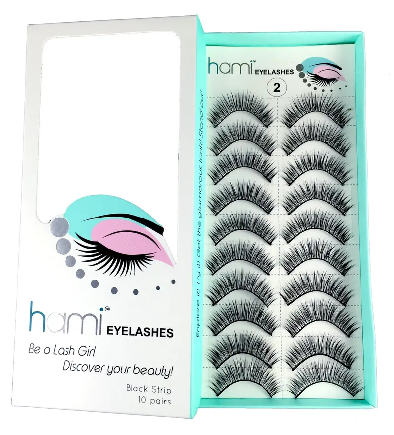 Hami Cosmetics Signature Lashes – Black #01 Best-Selling Classic 1