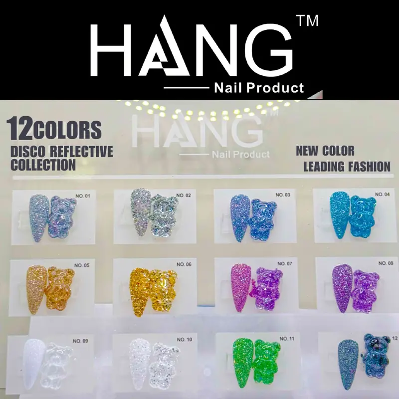 Hang Disco Glitter Chrome Nail Powder – 5G Metallic Sparkle Finish 1
