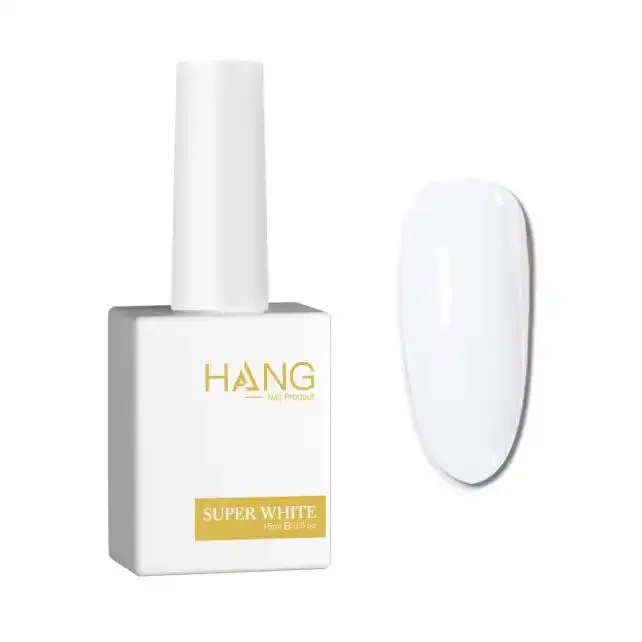 Hang Super White Gel Polish – 15Ml (0.5 Oz) Bright Opaque Base 1