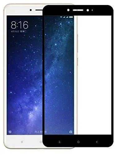 Hd+ Full-Coverage Tempered Glass Screen Protector For Xiaomi Mi Max 2 – Matte Black 1