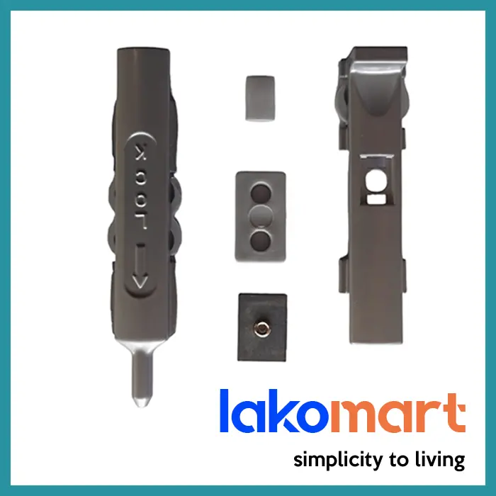 Hdb-Approved Flush Bolt Latch – Aluminium Casement Window Lock For Bto Projects 1