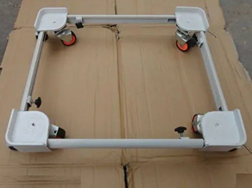 Heavy-Duty Adjustable Utility Trolley Stand – Sturdy Rolling Cart For Equipment 1