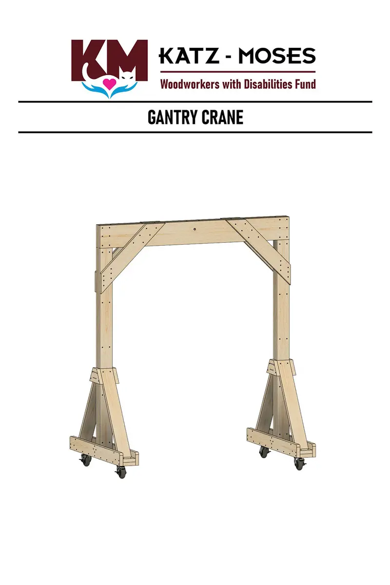 Heavy-Duty Gantry Crane Workshop Build Plans 1