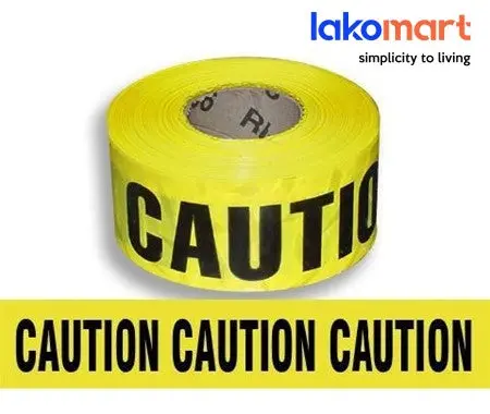 High-Visibility Safety Barricade Tape – Red & Yellow Warning Cordon, 75Mm × 243M, For Hazard Zones 1