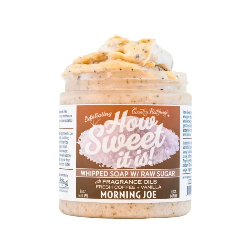 How Sweet It Is Whipped Sugar Soap – Morning Joe Espresso Blend 1