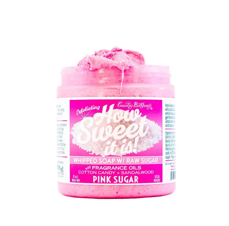 How Sweet It Is Whipped Sugar Soap – Pink Sugar Fragrance 1