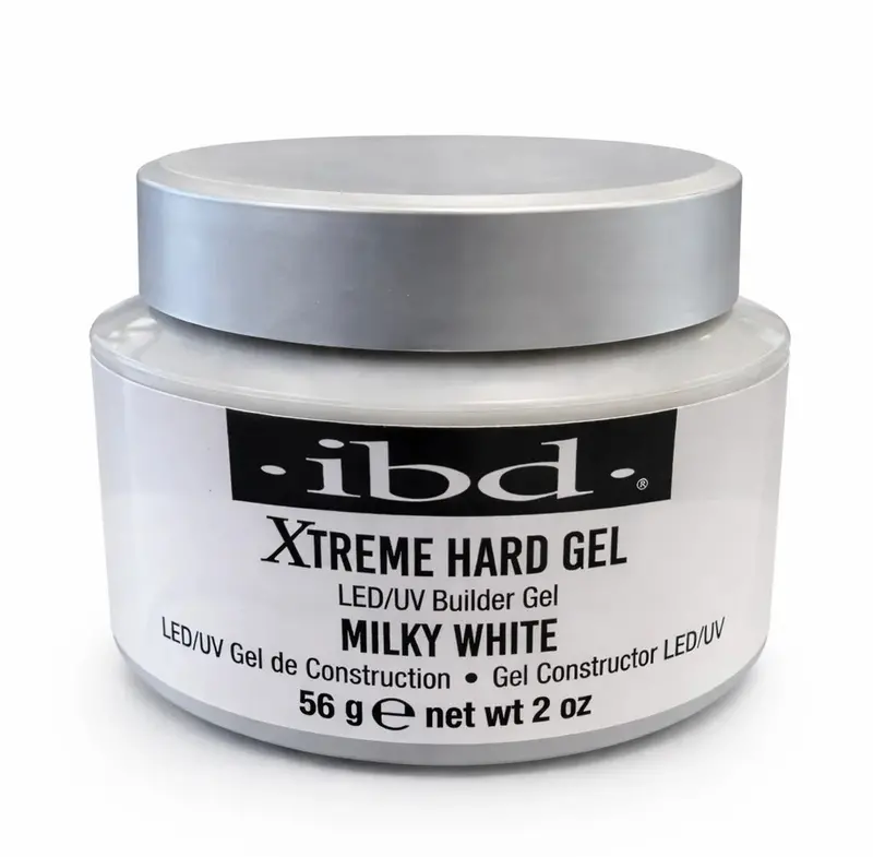 Ibd Xtreme Hard Builder Gel In Milky White – High-Adhesion Led/Uv Gel, 2 Oz 1