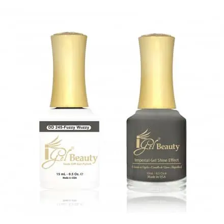 Igel Duo Private Collection: Fuzzy Wuzzy (Dd245) – Creamy Matte-Gloss Hybrid Gel 1