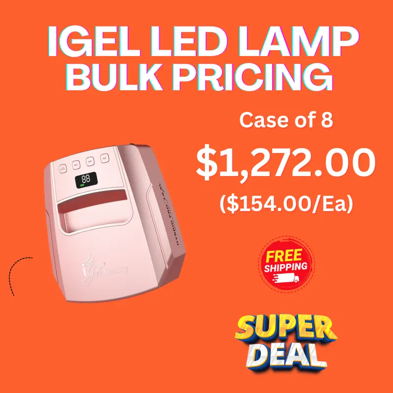 Igel Hybrid Pro 3.0 Xl Wireless Uv/Led Lamp – Rechargeable, 8-Led Design (Case Of 1, No Free Gifts) 1