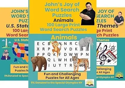 John'S Joy Of Word Search: 4-Book Puzzle Bundle 1