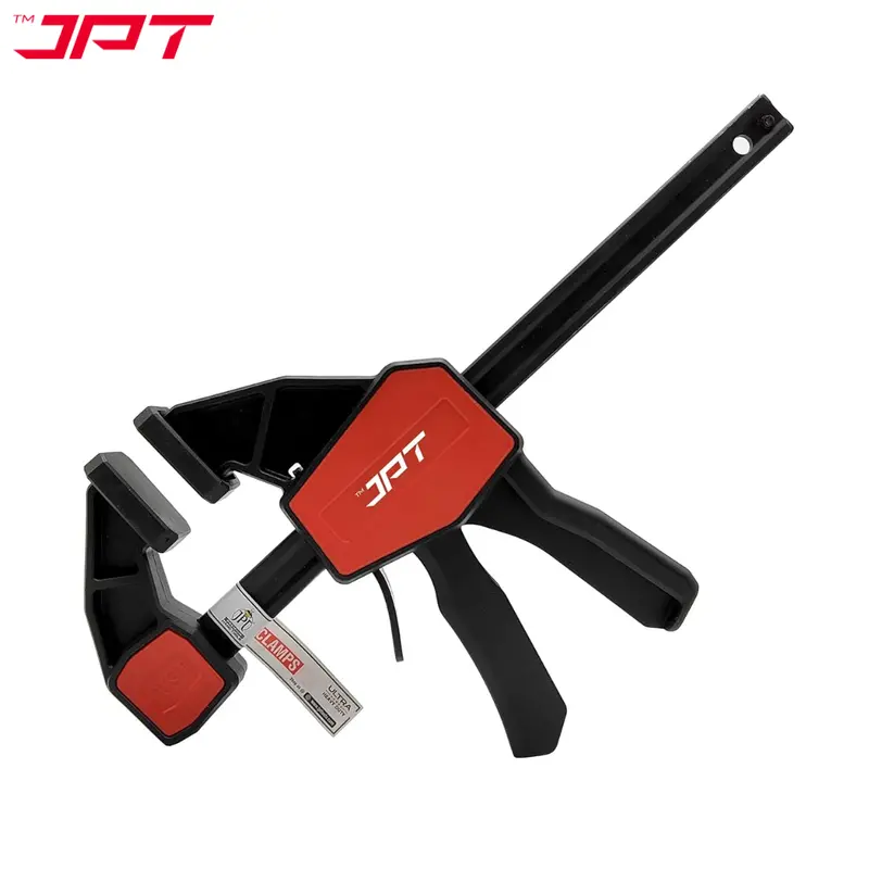 Jpt 12" Compact Quick-Grip Bar Clamp – 150Mm Capacity, Lightweight Design & 155 Lbs Holding Force For Detail Work, Cabinetmaking & On-The-Go Repairs 1