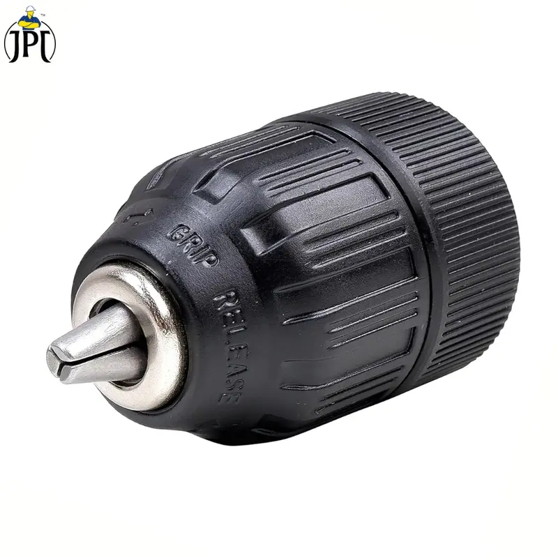 Jpt 13Mm Keyless Chuck Adapter – 1/2-20Unf Mount For Cordless & Electric Drills (Not For Angle Grinders) 1