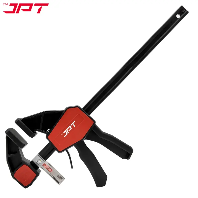 Jpt 18" Pro Series Quick-Grip Bar Clamp – 300Mm Adjustment, Ergonomic Trigger & 155 Lbs Clamping Power For Furniture Building And Hobbyist Use 1
