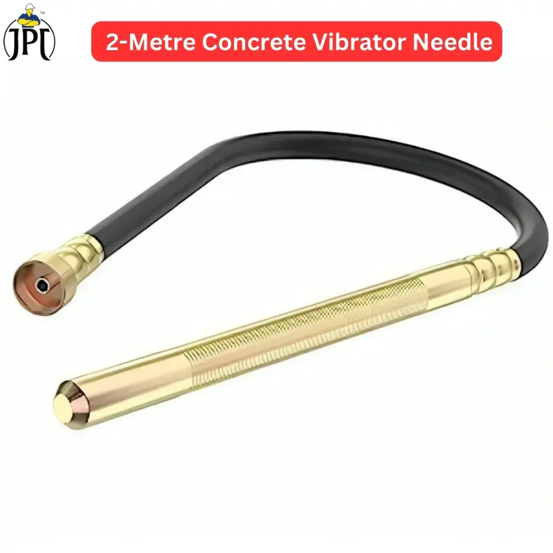 Jpt 2-Meter Flexible Concrete Vibrator Needle – 35Mm Manganese Steel Core With Reinforced Double-Wire Braid 1