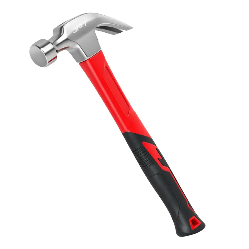 Jpt 250G Lightweight Claw Hammer — Comfort-Focused Rubber Handle For Detail Carpentry And Fine Construction Tasks 1