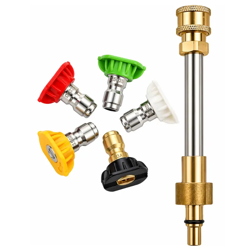 Jpt 5-Piece Nozzle Set With Bosch Aqt-Compatible Hpw Adapter | 1/4" Quick Connect 1