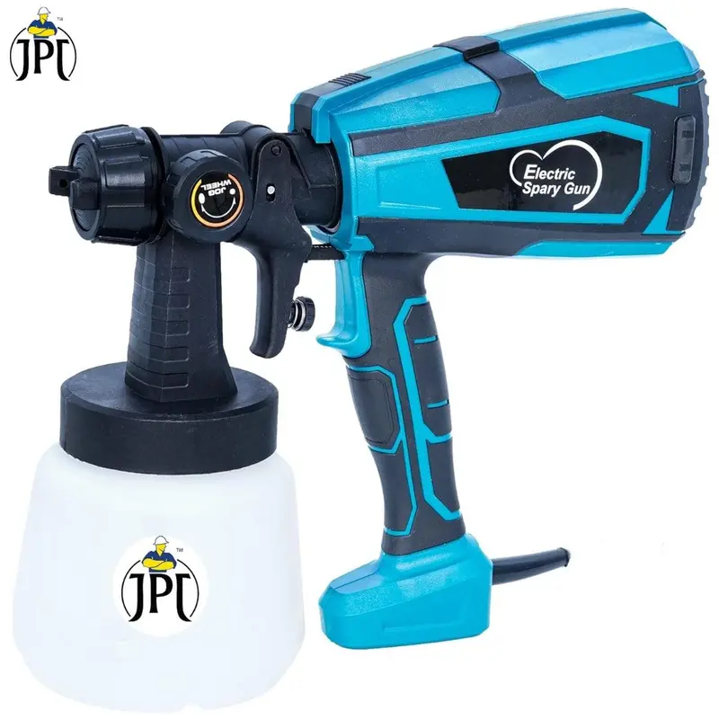 Jpt 600W Hvlp Paint Sprayer | 3 Spray Patterns | 360° Rotating Nozzle | 1000Ml Cup | Drip-Free Coverage 1