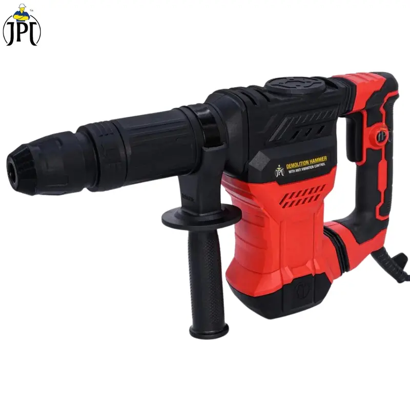 Jpt 7.5Kg Sds-Max Breaker: 1300W Motor, 4100 Bpm, 12.5 J Impact – All-In-One Demolition Tool With Full Accessory Kit 1