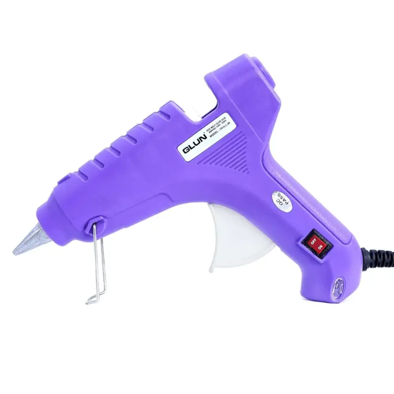 Jpt 80W Fast-Heating Glue Gun – Heavy-Duty 100–240V Applicator With On/Off Switch, Led Light, And 7Mm Glue Stick Compatibility 1