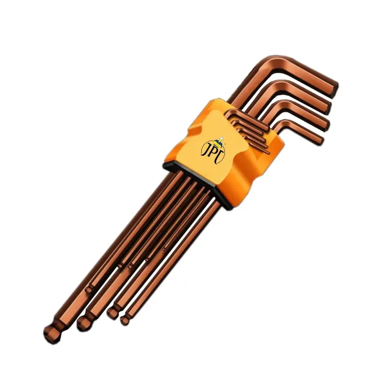 Jpt 9-Inch Ball-End Hex Key – Single-Piece Professional Allen Wrench With Ergonomic Ball Tip 1
