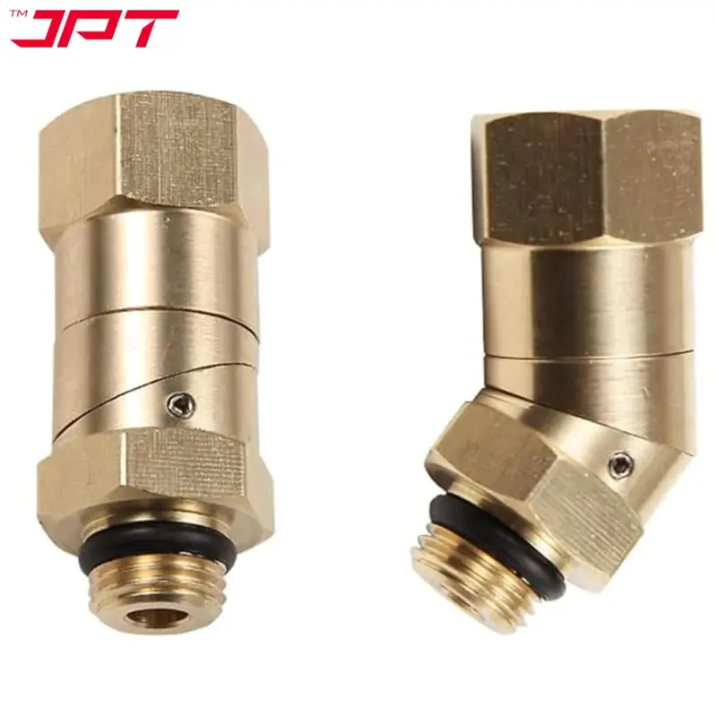 Jpt Adjustable 45° Pivot Coupler For High-Pressure Washers – 360° Rotating Nozzle, M14 Thread, 4500 Psi Rated 1