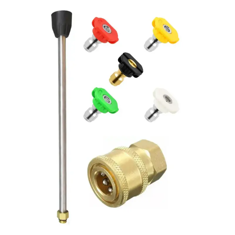 Jpt All-In-One Hpw Accessory Kit | 10" Extension Rod + Quick Connector + 5-Piece Nozzle Set 1