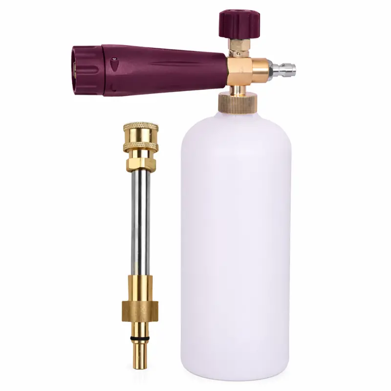 Jpt Car Shampoo Foam Gun | 70 Bar / 1000 Psi | 2 Gpm Flow Rate | 1L Tank | Includes Bosch Adapter 1