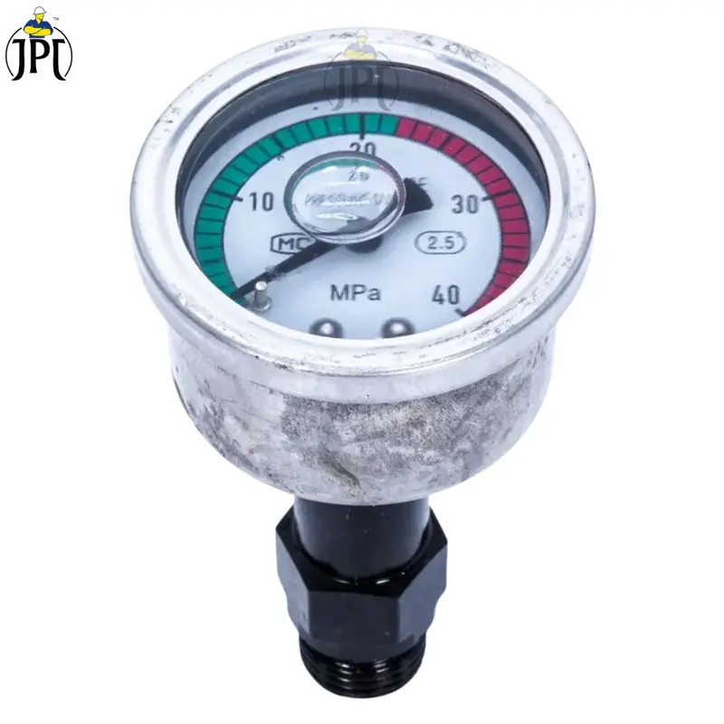Jpt F10/Idr Pressure Washer Gauge: Precision Analog Pressure Monitor For Pump Head Diagnostics 1