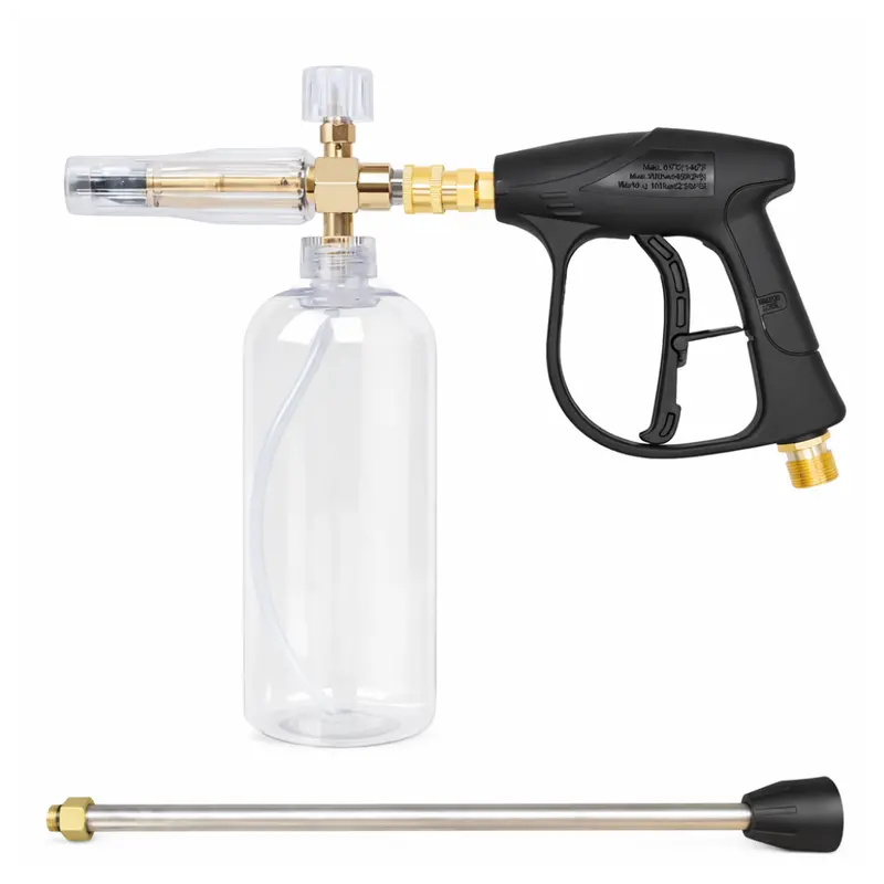 Jpt Heavy-Duty Foam Lance Kit | Universal Hpw Gun + 10" Extension Rod | 1/4" Quick Connect 1