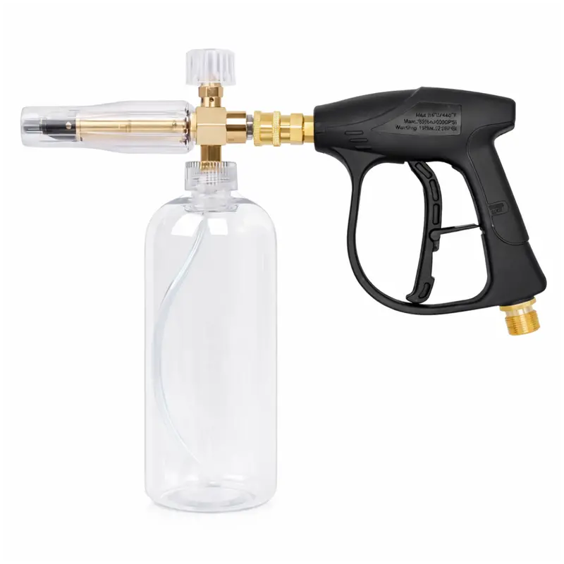 Jpt Heavy-Duty Foam Lance Kit | Universal Hpw Gun + Solid Brass 1/4" Quick Connector 1