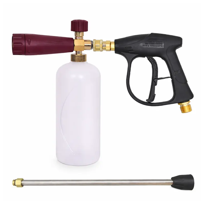 Jpt Lite Foam Cannon Kit | Universal Hpw Gun + 10" Extension Rod | 1/4" Quick Connect | Cross-Brand Compatible 1