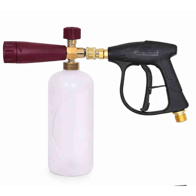 Jpt Lite Foam Cannon Kit | Universal Hpw Gun + Solid Brass 1/4" Quick Connector | Broad Brand Compatibility 1