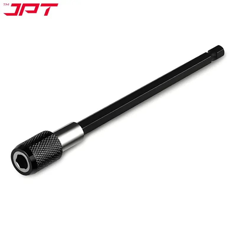 Jpt Magnetic 1/4" Hex Shank Bit Holder With Quick-Release Mechanism – 150Mm Extension Bar For Impact Drivers And Power Drills 1