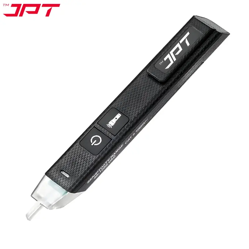 Jpt Precision Non-Contact Ac Voltage Detector – 12V–1000V Range With Enhanced Alarm And Integrated Led Light 1