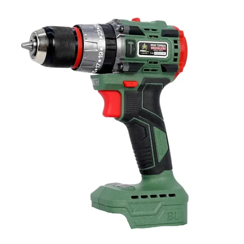 Jpt Pro Series 21V Brushless Impact Drill – 65N·M Torque, 1700 Rpm, 25+3 Torque Settings, Dual-Speed Modes & Metal 3/8" Chuck (Battery & Charger Not Included) 1