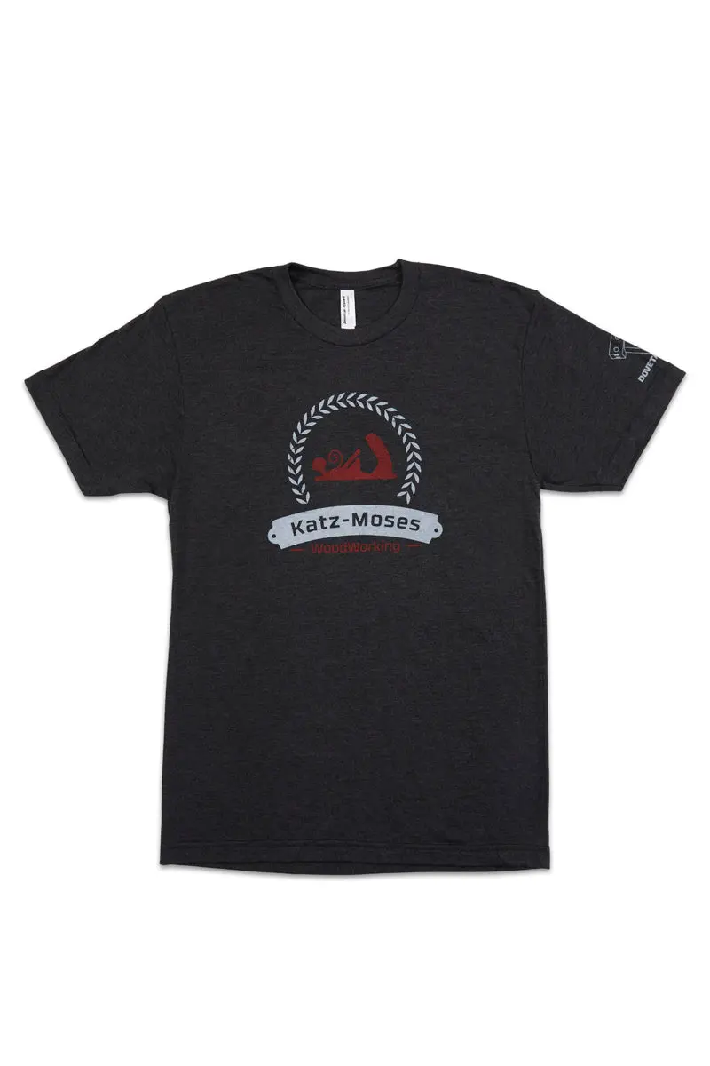 Katz-Moses Dovetail Jig T-Shirt — Tri-Black Design 1