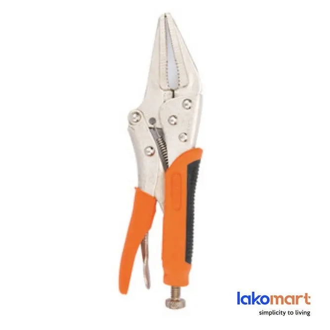 Kendo Rubber-Grip Straight-Jaw Locking Pliers – 15Mm Jaw Capacity 1