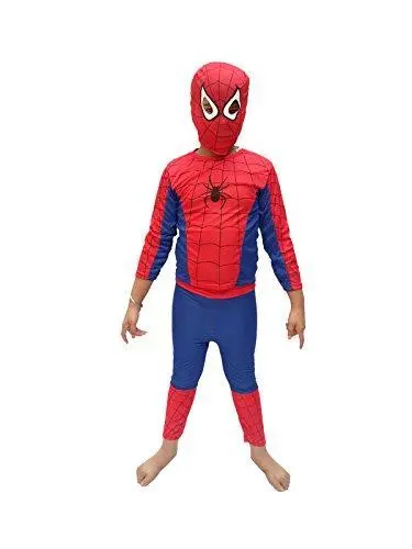 Kfd Spider-Man Superhero Costume – Complete Kids Dress-Up Set With Free Mickey Mouse Puppet 1