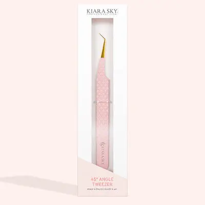 Kiara Sky 45-Degree Angled Lash Tweezer 1