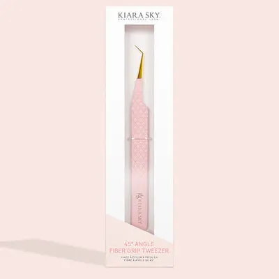 Kiara Sky 45° Fiber-Grip Lash Tweezer 1