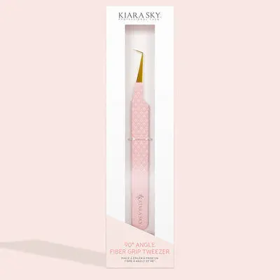 Kiara Sky 90° Fiber-Grip Lash Tweezer 1