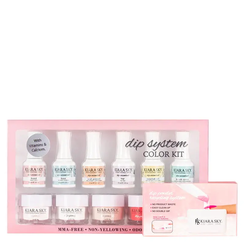Kiara Sky Color Dip Nail Kit – All-In-One System For Vibrant, Long-Wear Manicures 1