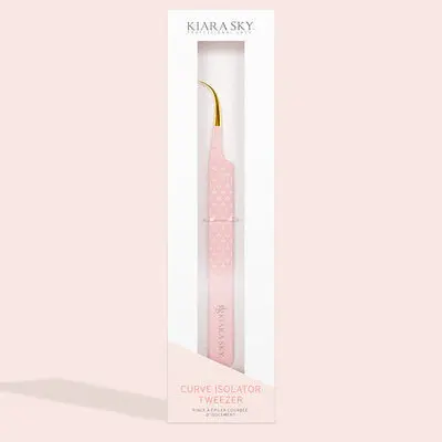 Kiara Sky Curve Isolator Tweezers For Precision Nail Art 1