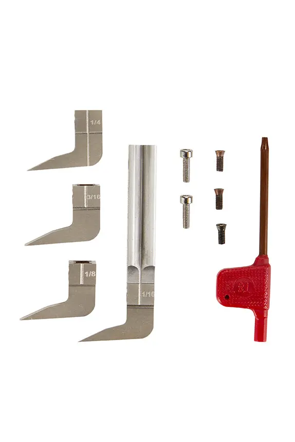 Km-17 Router Plane Narrow Blade Set – Four Precision Cutting Blades 1